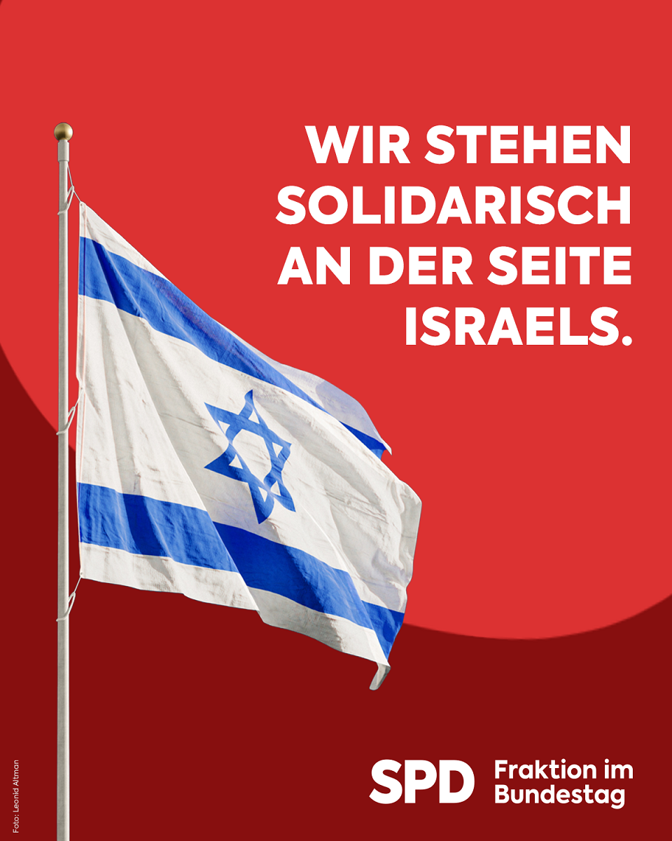 Konflikte: Bundestag, Bellevue und Kanzleramt hissen israelische Flagge
